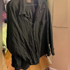 Oversized overshirt mans dress shirt super warm